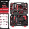 DELIXI Cordless Electric Drill & Screwdriver Kit CN plug (adapter included)