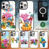 Cartoon niedliche P-Pocoyo Handyhülle Für iPhone 17 16 15 14 13 12 Pro Max Plus für Magsafe Spiegel Kabellose Magnetische Abdeckung