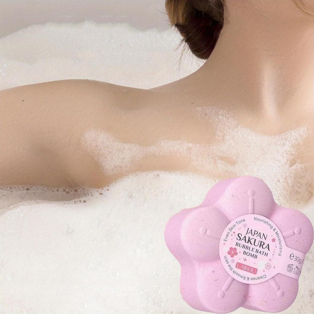LAIKOU Bubble Small Bath Bombs Body Stress Relief Exfoliating Moisturizing Fragrances Aromatherapy SPA Salt Ball Skin Care 80g