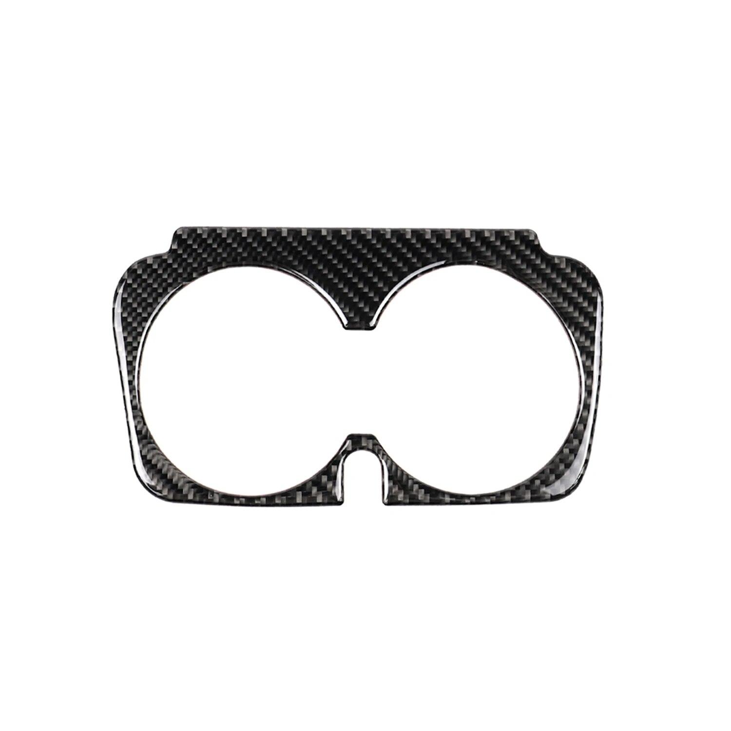 

Для Mercedes Benz W205 C Class C180 C200 C300 GLC аксессуары из углеродного волокна салон автомобиля подстаканник рамка отделка наклейки Solid Color