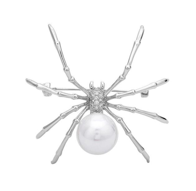 European & American Spider Brooch: Cute, High-End Animal Pin for Clothing Accessories