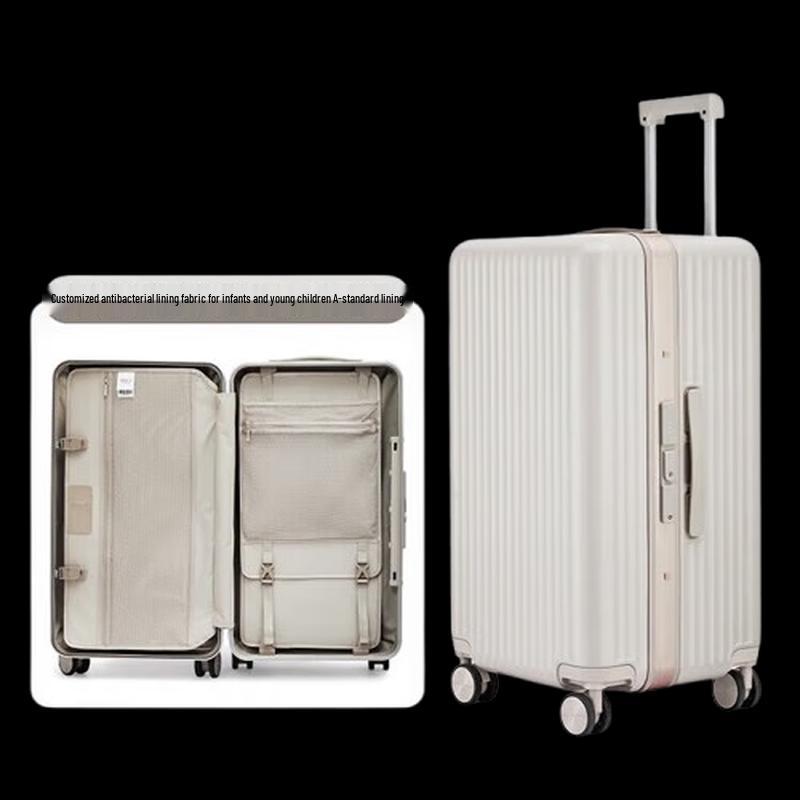 Carany 20-inch Aluminum Alloy Frame Unisex Suitcase