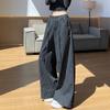 Women's Retro Striped Wide-Leg Pants, 2026 Spring/Summer, Tie-Up Loose Fit, Versatile Old Money Style.