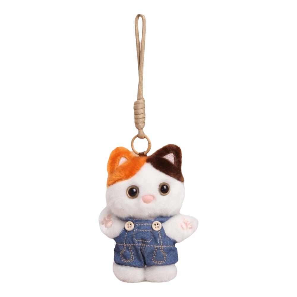 Decoration Cat Plush Pendant Kawaii Bag Hanging Charm Keyring Kitten Keychain Room Decor