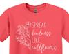 Kindness Wildflowers Shirt, Inspirational Floral Graphic Tee