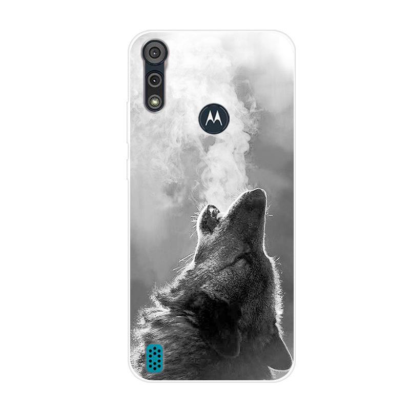 Pro Motorola Moto E6S 2020 Pouzdro Nárazuvzdorné Měkký Silikon TPU Zadní Kryt Pro Moto E6S 2020 E6i Pouzdra na Telefon E 6S Pouzdro Roztomilý Kreslený