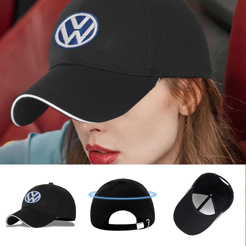 1pc Baseball Cap Spring Outdoor Adjustable Casual Hats Sunscreen Hat Car Accessories for Volkswagen VW R Line R32 Touareg PassatNI6