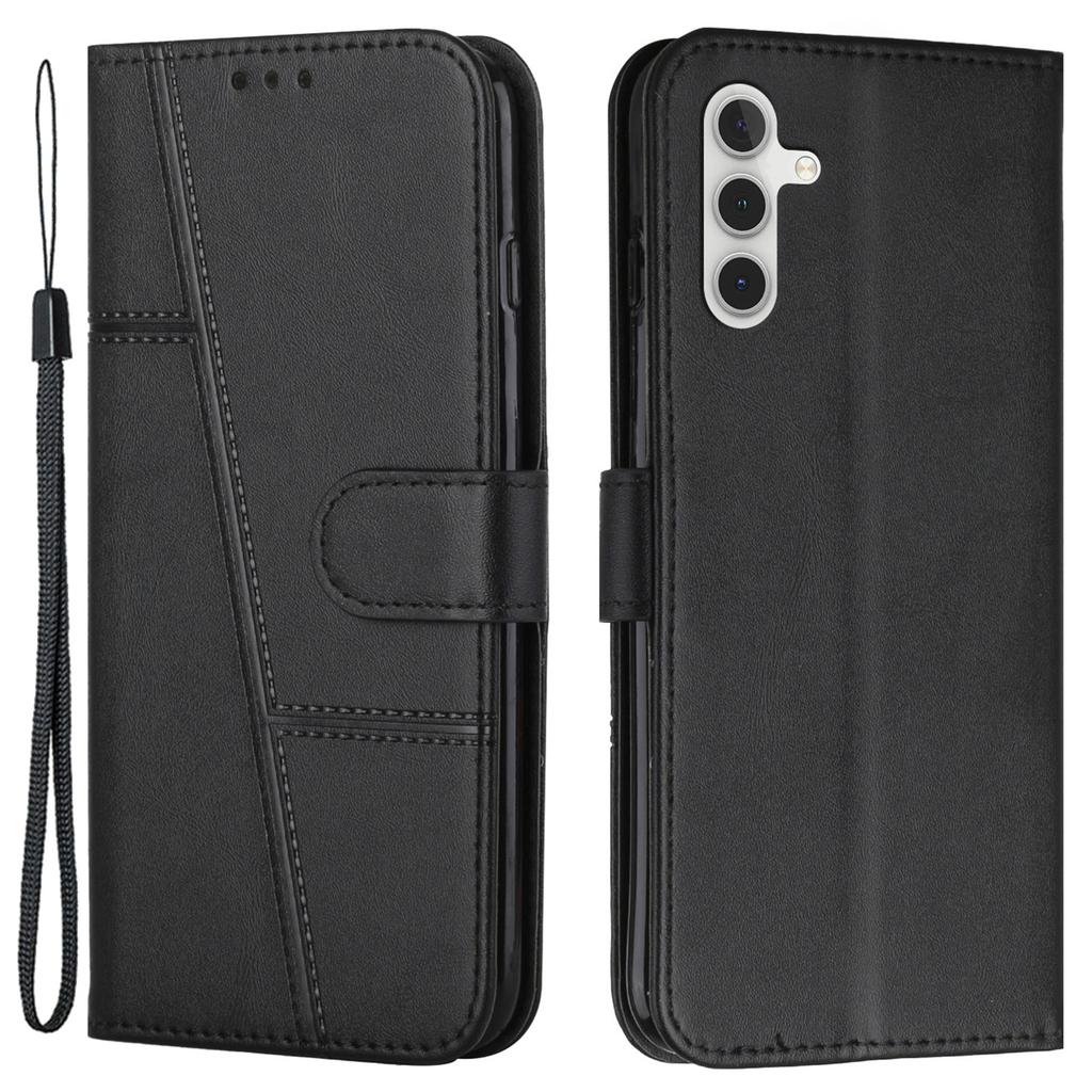 For Samsung Galaxy A55 5G Cell Phone Case Wallet PU Leather Phone Stand Cover