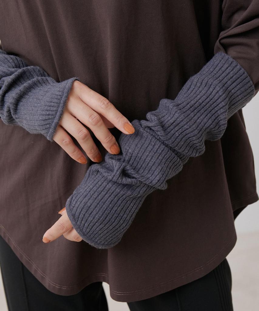 Nergy Knit Arm Charcoal Free Size Women's Guards, NJZ32000, (06),