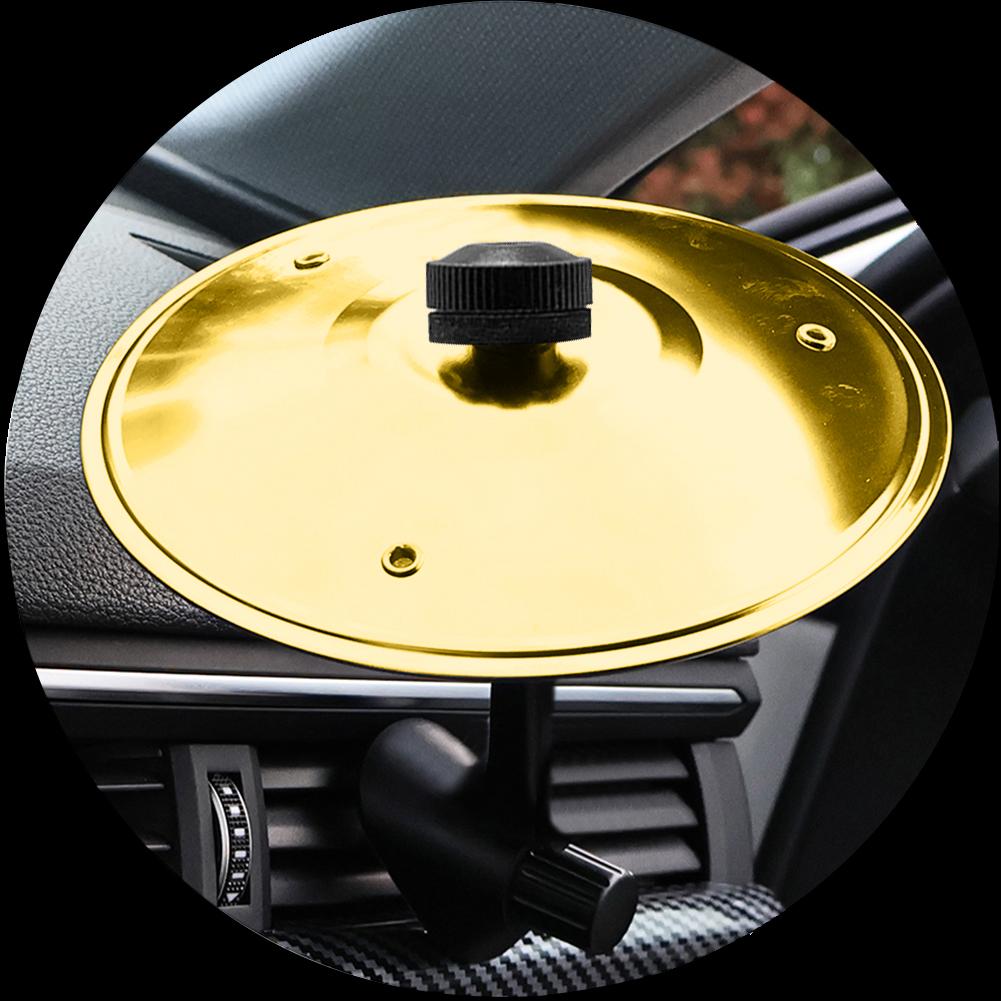 Car Cymbal Air Vent Mini Drum Easy Clip-On Mini Cymbal Suitable for All Types of Vehicles for Car Vent