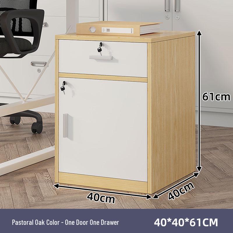 Modern Minimalist Filing & Archive Cabinet with Lock for Home & Office Storage