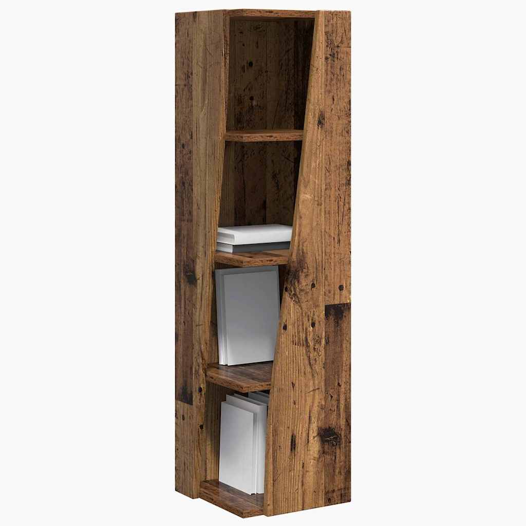 Corner Cabinet Reclaimed Wood Look 27.5 x 27 x 102 cm Particleboard