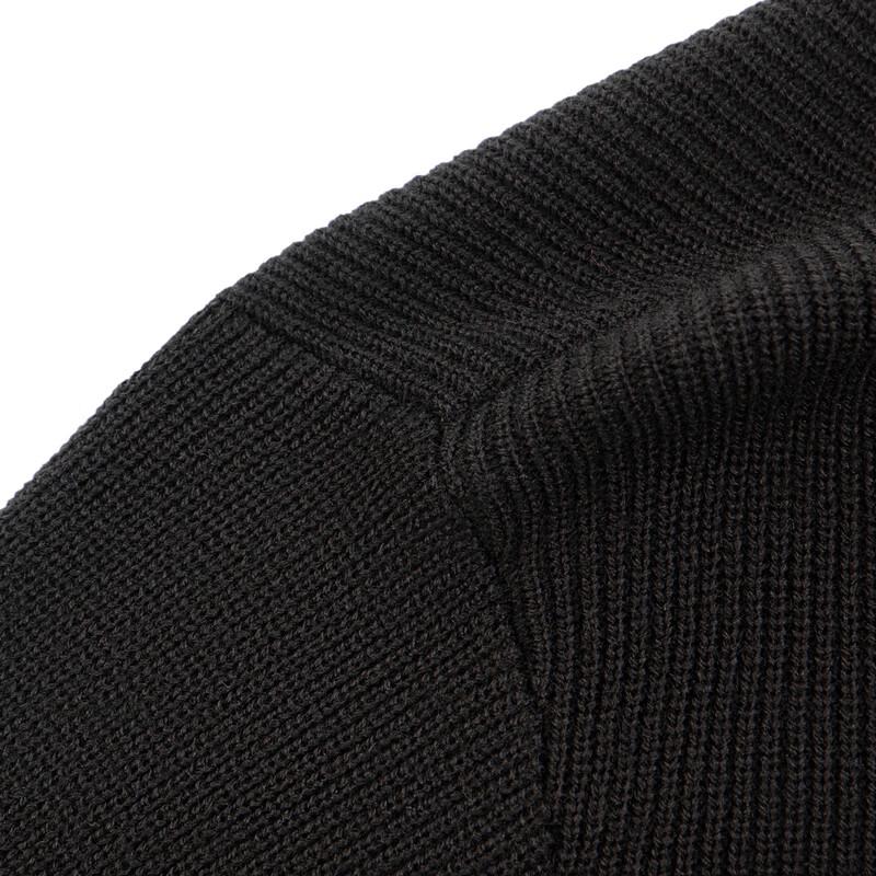 Qipai Men's 7A Antibacterial Striped Wool Blend Pullover Sweater