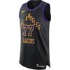Dri-FIT ADV NBA Los Angeles Lakers City Edition Authentic Jersey 'Black' Men's DX8763-014