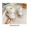 Baby Fleece Lined Snow Boots Infant Soft Sole Toddler Walking Ankle Boots For Boys Girls