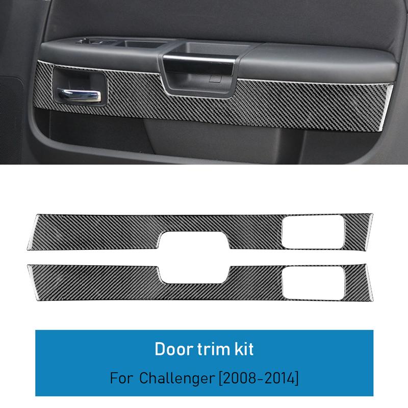 

Real Soft Carbon Fiber for Dodge Challenger 2008 2009 2010 2011 2012 2013 2014 Accessories Interior Car Door Trim Cover Sticker