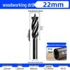 Dain High-Hardness Electric Wrench Woodworking Drill Bit Holder & Short Twist Drill Wood Hole Expander.