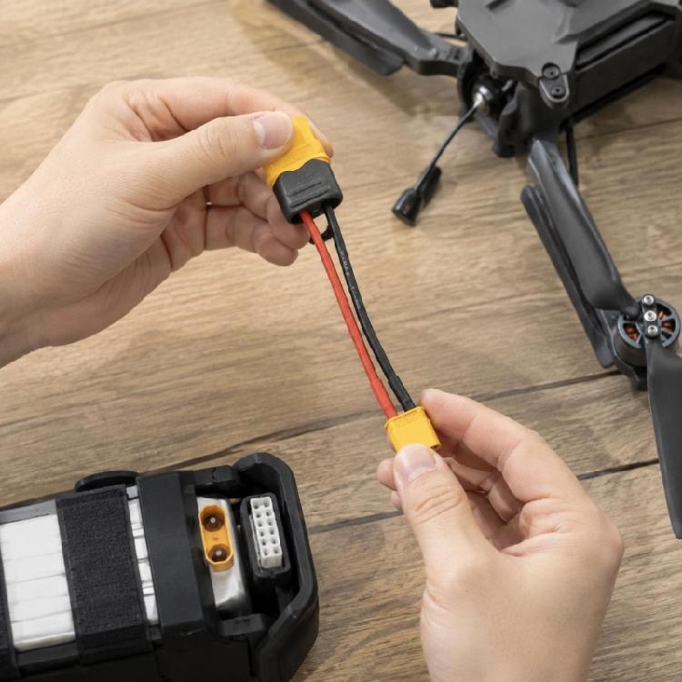 XT60H to XT30U Cable Set, 2 Finished Cable Assemblies for Model Battery Charging and Electronic Controller Tasks