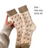 Thickened Women's Socks Cold Proof Warm Socks INS Style Thermal Long Socks  Autumn Winter