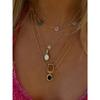 Uworld Temperament Heart Pendant Chain Necklace for Women Stainless Steel Stylish Choker 18 K Jewelry Waterproof Party Gift