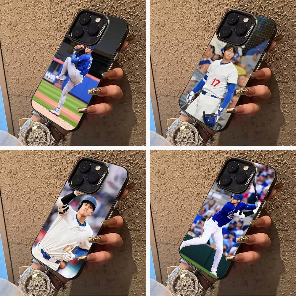 Baseball S-Shohei Ohtani Phone Case For IPhone17 16 11 12 13 14 15 16 Pro Max Plus Cover Colored Silver Funda Bumber