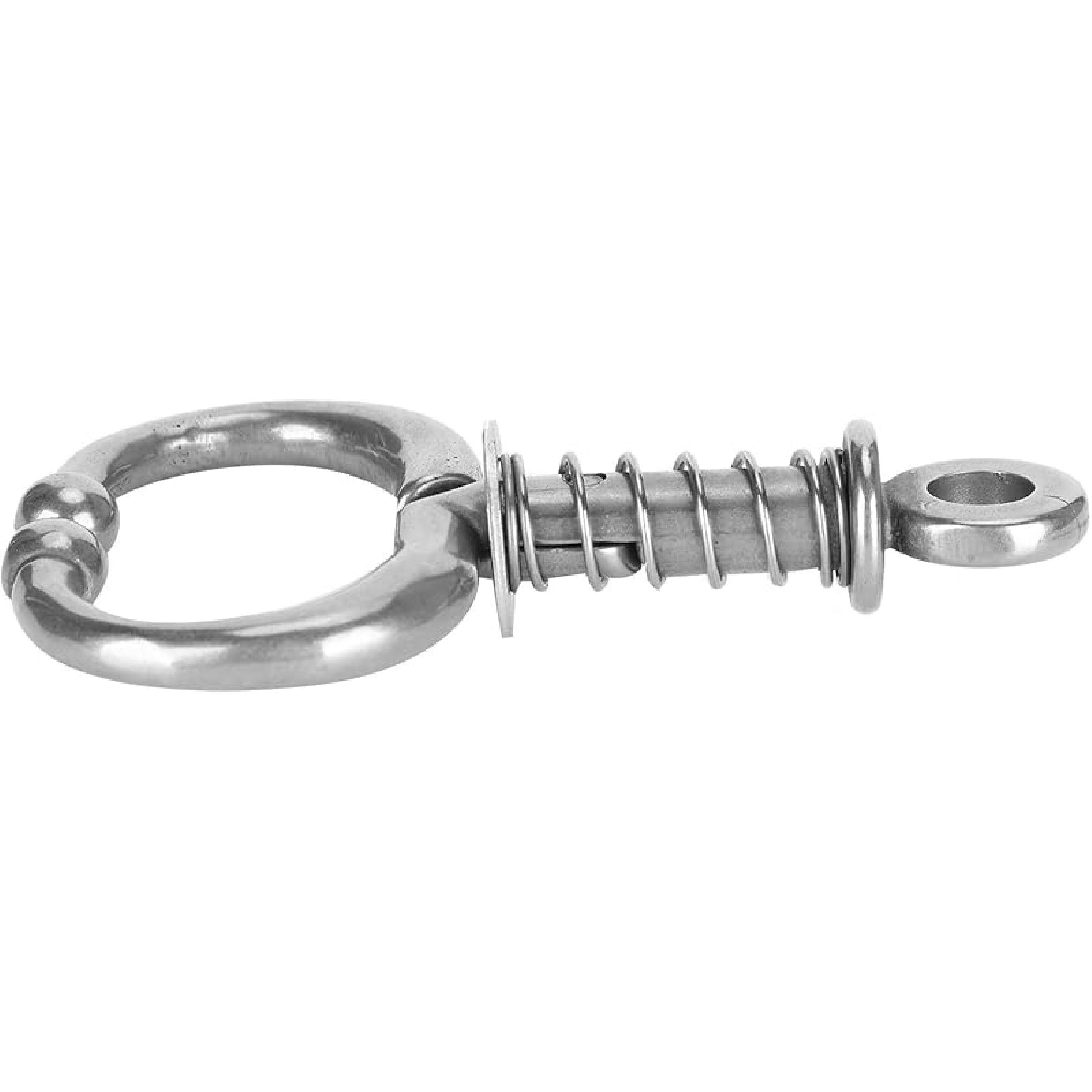 Stainless Steel Bovine Nose Ring - Automatic Spring Nose Pliers & Clamp for Cows and Other Farm Animals #1