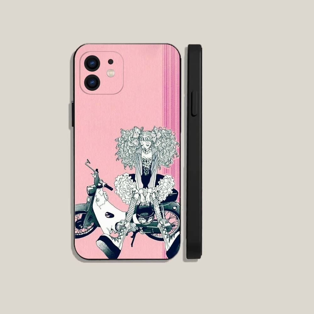 P-Paradise Kiss Manga Phone Case For iPhone16,15,14,13,12,11,Plus,Pro Max,XS,X,XR,SE,Mini,8,7 Soft Silicone Black Cover