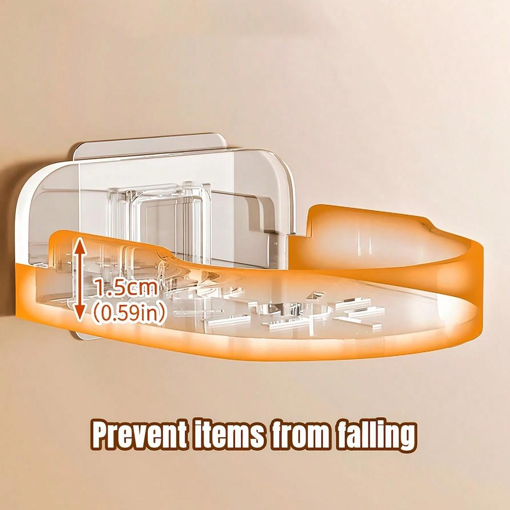 2pcs Universal Non-Drilling Wall Mount for Camera - Durable and Space-Saving Storage Holder