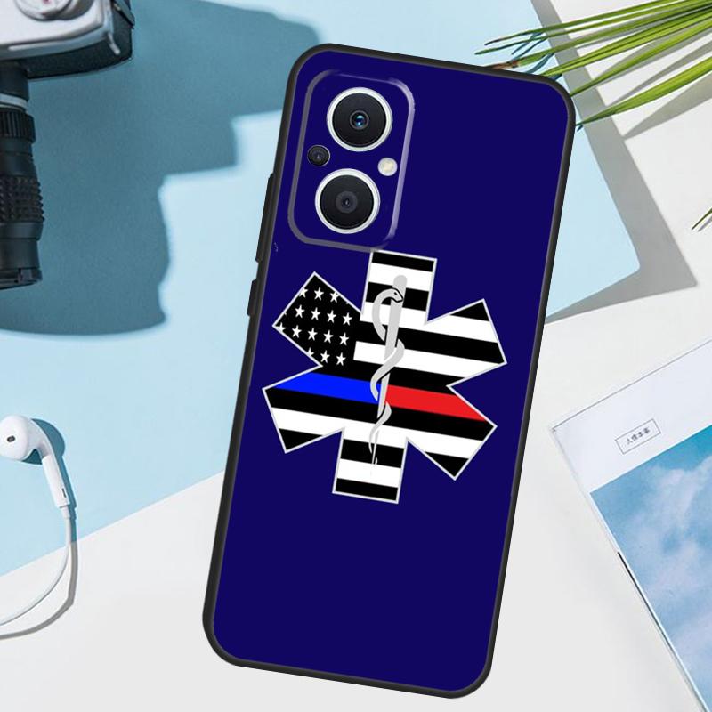 Emergency Medical Star of Life Cover For OPPO Reno 13 F 10 11 12 14 Pro 11F 12F 14F 7 8 Lite OPPO Find X9 X8 X5 X6 Pro Case