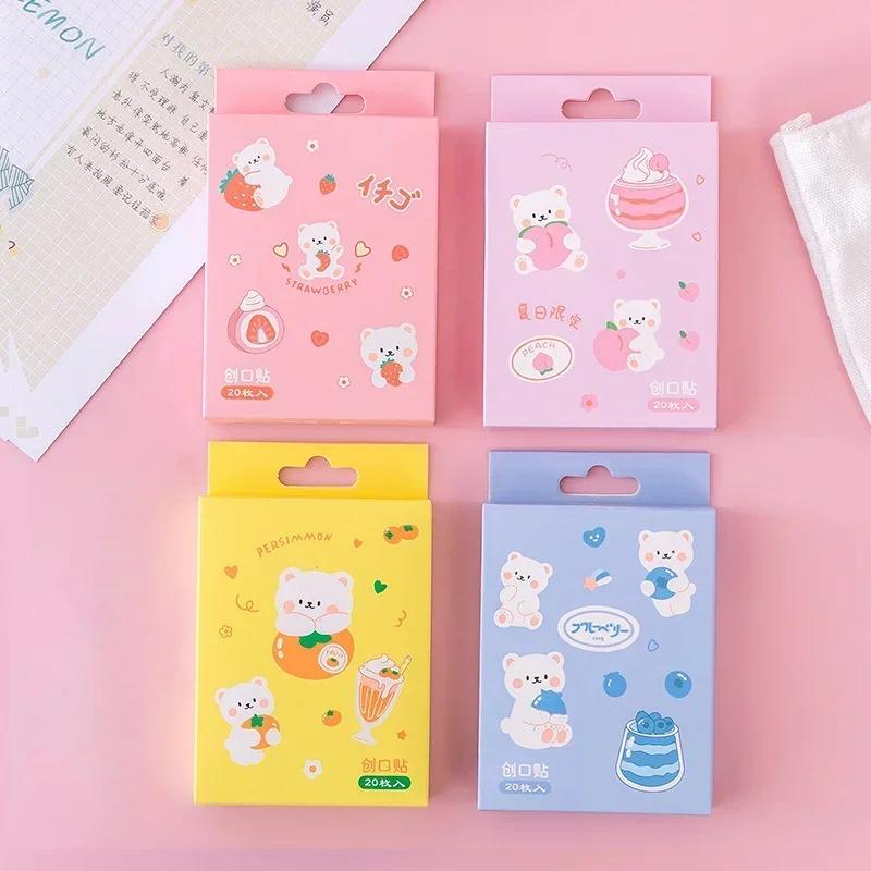 20pcs Wound Strips Plaster Emergency Kit Band Aid Stickers Waterproof Curitas Adhesive Bandages for Kids Children Utensils