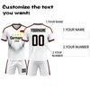 Customizable Two Piece Soccer Jersey Set Lightweight Breathable Fabric Athletic Fit Sportswear for Training and Matches