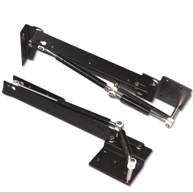 Hydraulic Buffer Concealed Flip Down Stool Hardware Convenient for Wall Mounted Shoe Cabinets and Furniture Hardware