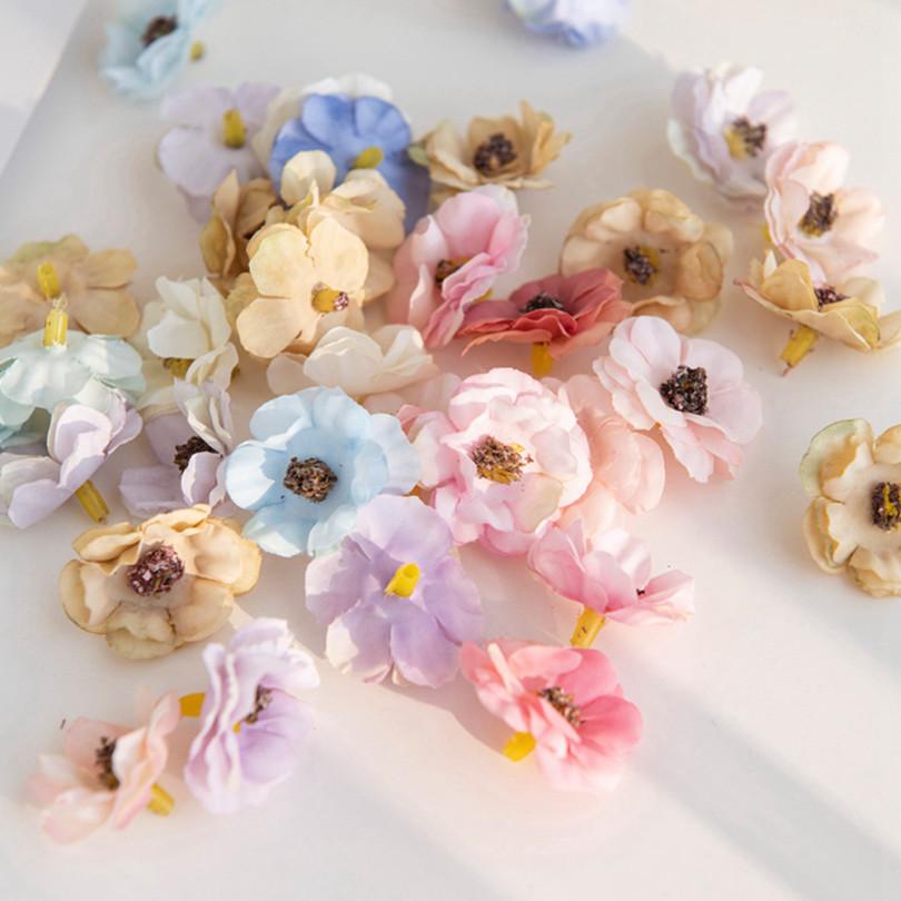 

Artificial flower Silk Daisy Jasmine Wedding bridal bouquet Home Room Outdoor Garden Festival Diy Gift Box Wreath Hotsale Decora 50pcs