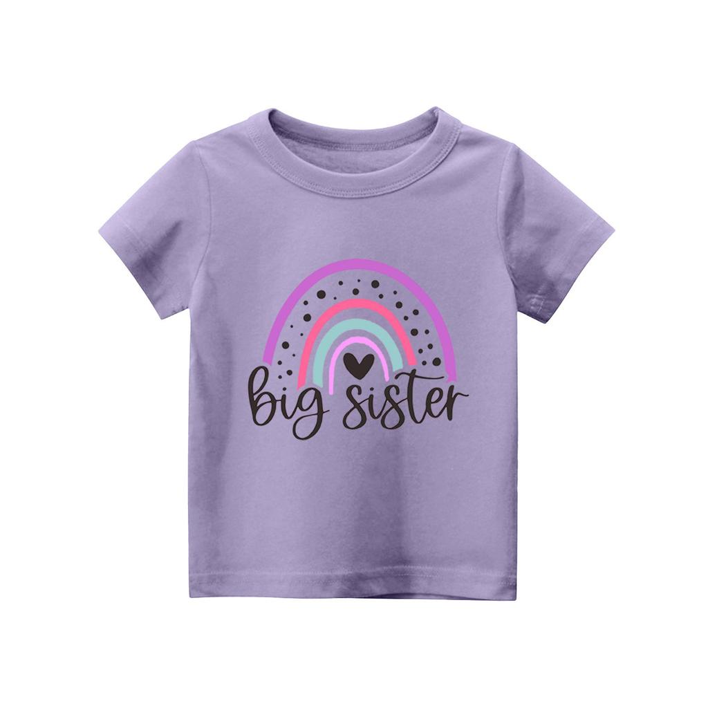 Toddler Girl Boy T-Shirts Kids Top Boys And Girls Printed Short Sleeved T-shirt