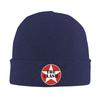 Rock Band Clash Logo Warm Knitted Cap Winter Knit Bonnet Hat Skullies Beanies Hip Hop Caps for Unisex