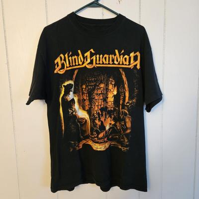 Blind Guardian Rock Tour Černé tričko pro dospělé s krátkým rukávem Di651