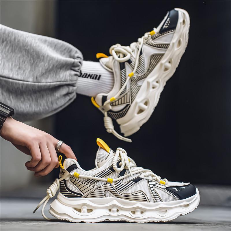 Casual Sports Shoes Fashion Men's New Four Season Comfortable Outdoor Breathable Height Increasing Fashion Casual Sports Shoes