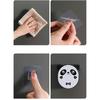 Black White Soap Dish Plastic Cartoon Soap Holder Practical Soap Storage Box  Kitchen Sink