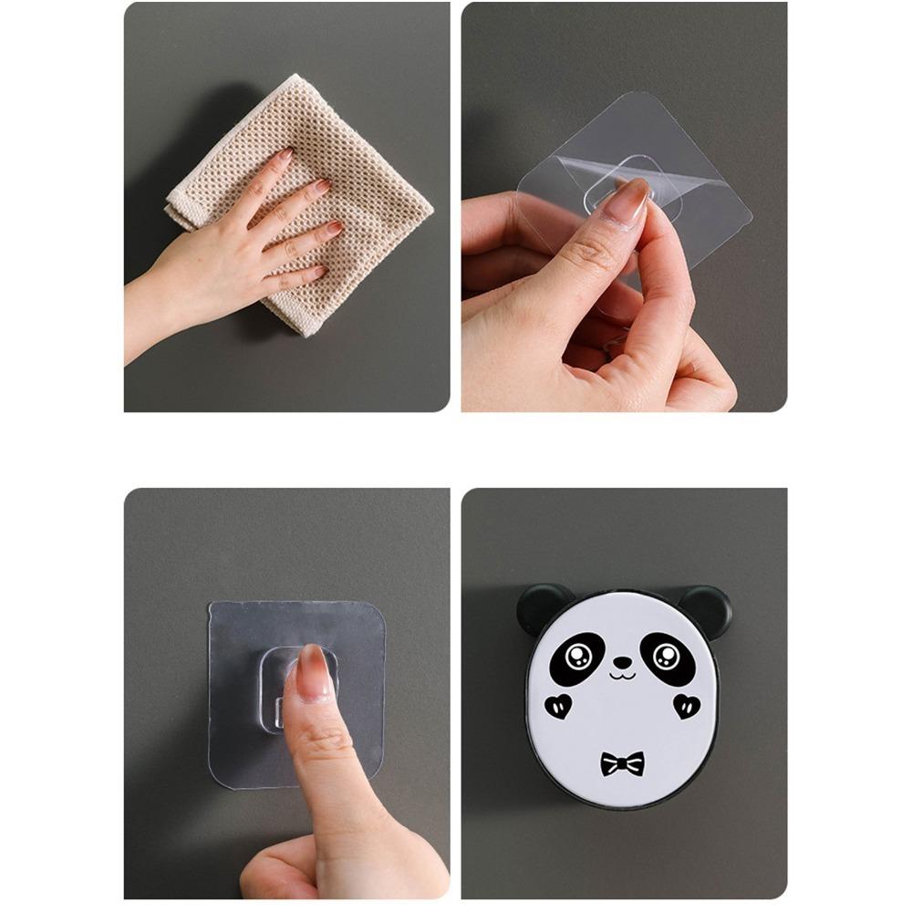 Black White Soap Dish Plastic Cartoon Soap Holder Practical Soap Storage Box  Kitchen Sink