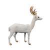 Realistic Reindeer Figures Christmas Decorations Plush Deer Model Collectible Table Desk Ornaments Home Decors Gift