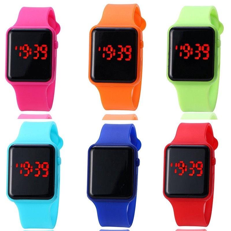 Stylish Electronic Digital Fashion Kids Waterproof Led Display Watch For All Ages