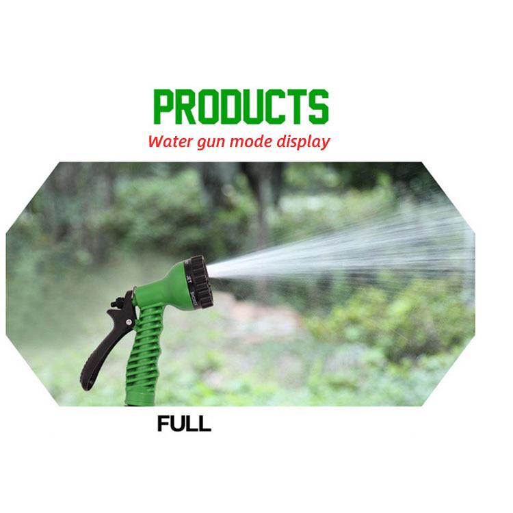 Tubo flessibile da giardino per acqua flessibile espandibile Tubi in plastica Pistola a spruzzo per irrigazione Spray per autolavaggio