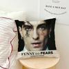 Rock Singer D-Damiano David cushion cover Pillow Case Square Cushion Room Bedroom Headboard Sofa Living Backrest Nap Time