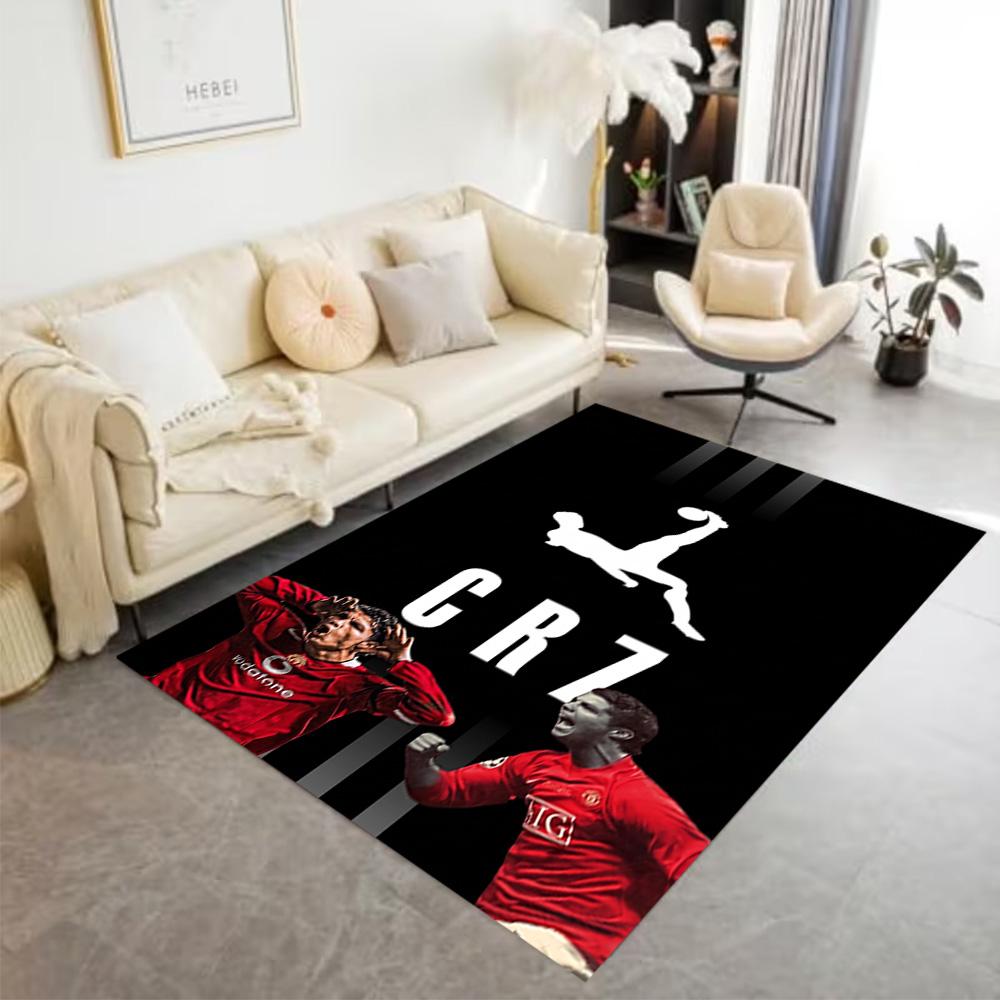 Crz Football Legends Carpet Perfect for Game Room Playrooms Dormitory Decorate room Anti-slip Rug Decorate Offices Spiritual Gift