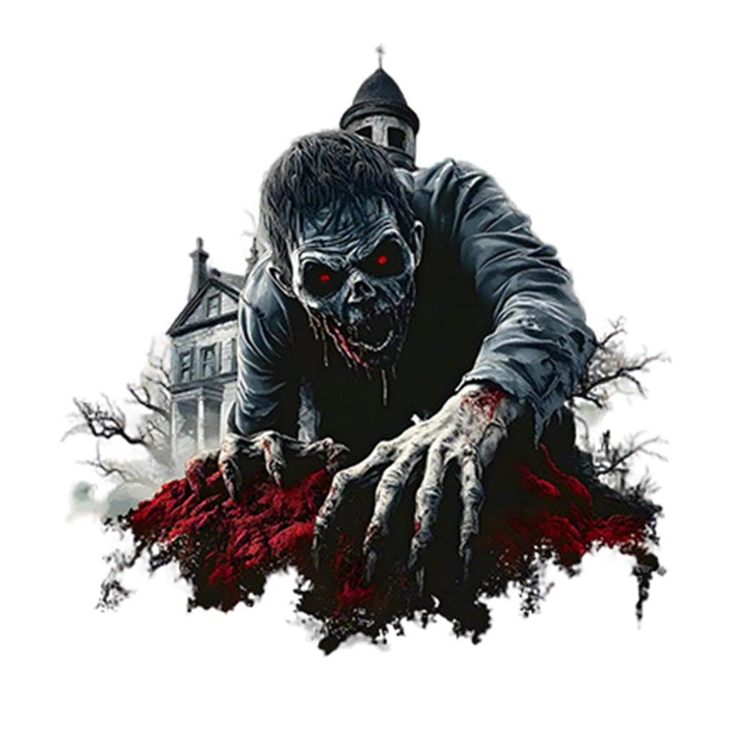 Halloween Horror Ghosts Bedroom Living Room Home Decoration Wall Stickers Stickers Self-adhesive