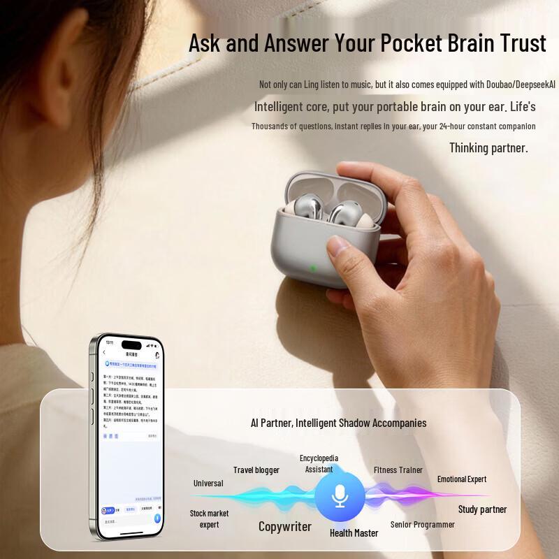 EDIFIER Lolli Pro 5 TWS Active Noise Cancelling Earbuds