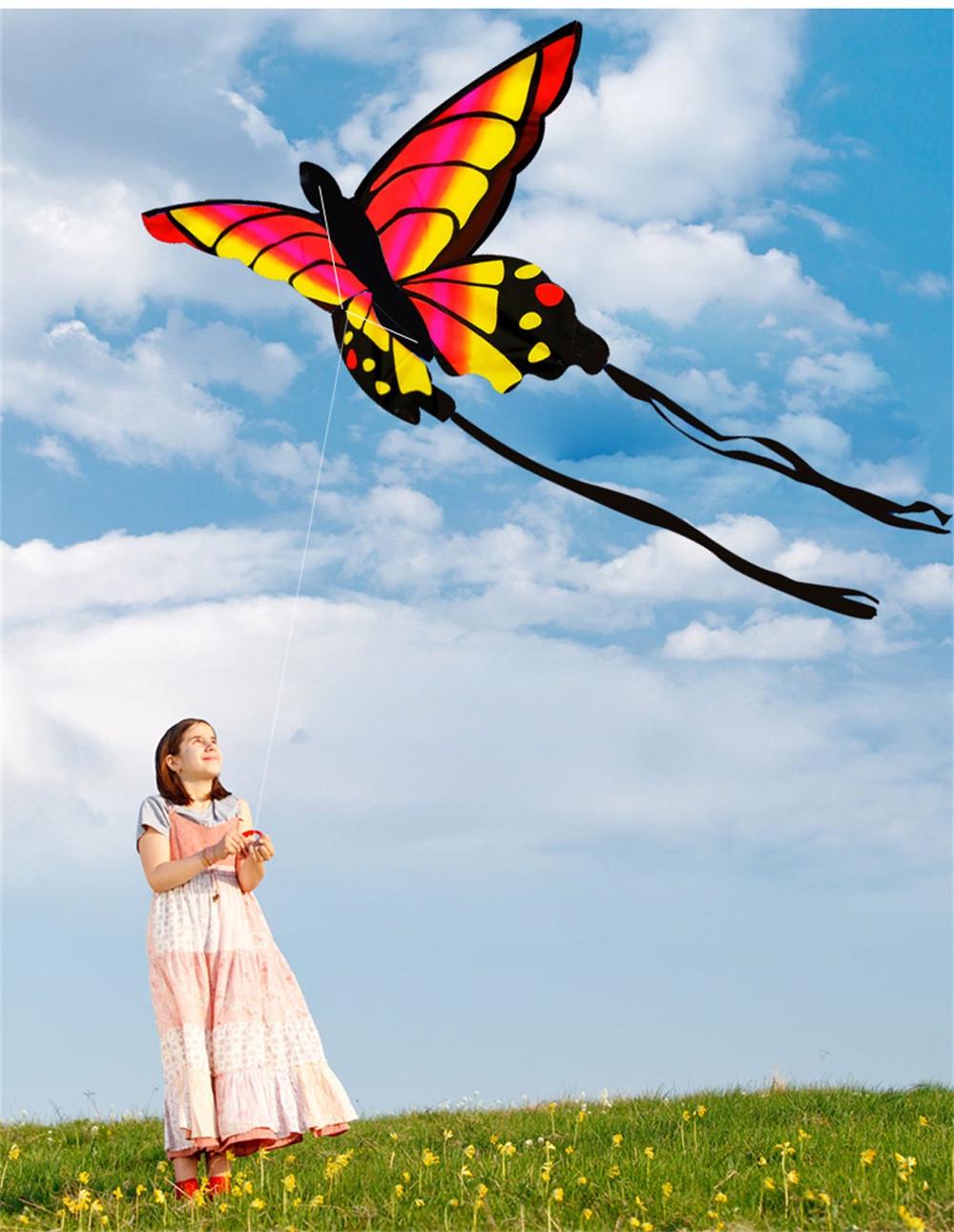 Beautiful Butterfly Kite Outdoor Games and Activities  Kite Kids красный