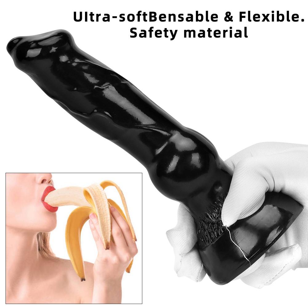 Big Animal Dildo pro muže Ženy Anální kolík Penis Realistické Dilda pro psy Uzel Sexuální hračka Masturbátor pro ženy Potřeby pro dospělé