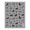 Cute Cartoon Pony Nail Stickers DIY Nail Stickers Nail Decorations Accessories Year Of The Horse Nail Appliques Art Sticker