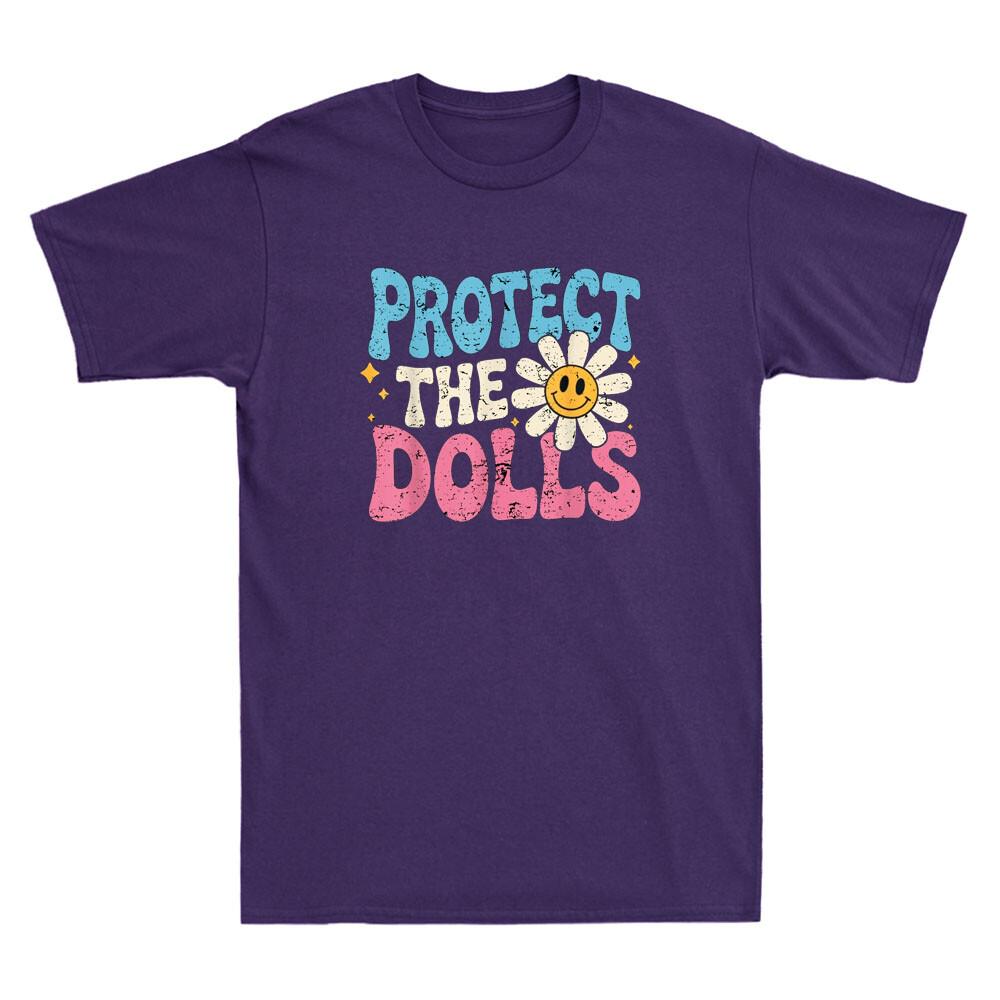 Schütze das Hemd der Puppen Lustiges Schütze die Puppen Design Zitat Retro Unisex T-Shirt